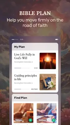 Pray Bible - Audio&Verse android App screenshot 0
